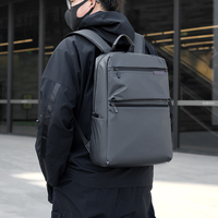 Sac à dos fin pour ordinateur portable, grande capacité, résistant à l'eau, pour bureau et voyage, personnalisable avec logo