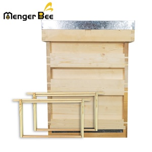 Nouvelle ruche Langstroth britannique en bois massif à 3 niveaux pour le marché américain, non assemblée, avec garantie de 2 ans - Product Image 2