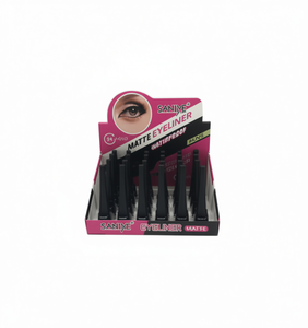 Stylo Eyeliner Mat Saniye Imperméable pour Maquillage des Yeux, Boîte de 12 Pièces - Product Image 1