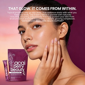 Bubuk <span class=keywords><strong>Acai</strong></span> <span class=keywords><strong>Berry</strong></span> Minuman Populer Berkualitas Makanan, Jus Kecantikan Sehat Kaya Vitamin, Bubuk Cranberry - Product Image 3