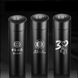Factory Sale 500ml Thermos <b>Bottle</b> Cup Flask Led Temperature Display Stainless Steel Smart <b>Water</b> <b>Bottle</b> with <b>Filter</b> Termo - Product Image 3