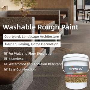 20 yıllık uzun ömürlü doğal su geçirmez akrilik dış duvar taşı boya mikro çimento üreticisi kaplama uygulaması - Product Image 4