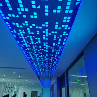 Panneaux de plafond en aluminium perforés de poinçonnage étanche carrés modernes de haute qualité