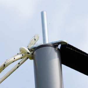 เต็นท์ผ้าใบพับได้ขนาดใหญ่สีกากีสำหรับตั้งแคมป์กลางแจ้ง ป้องกันแดดและฝน เหมาะสำหรับการเดินป่า - Product Image 6