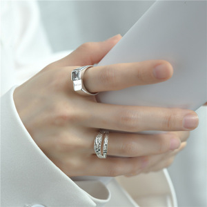Bague Éternité en Argent Sterling 925 « Porte-Bonheur » Tendance Coréenne Ada Jewelry – Vente en Gros - Product Image 3