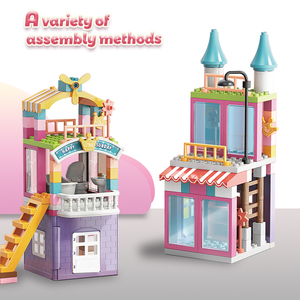 Oferta Especial FEELO FL1162, Bloques de Construcción de Plástico ABS, Casa de Juguete, Castillo de Princesa de Dibujos Animados, Modelo de Juguete - Product Image 4