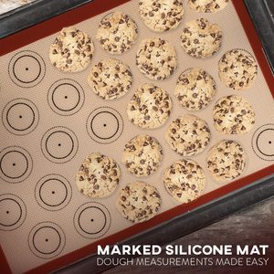 อาหารปลอดภัยไม่ติดซิลิโคนไฟเบอร์กลาสเสื่ออบซับแผ่นฟอยล์ - Product Image 5