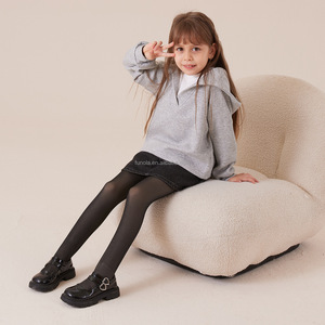 Collants thermiques transparents pour filles de 90 à 160cm, collants doublés en polaire pour l'hiver, faux translucide opaque pour enfants - Product Image 2