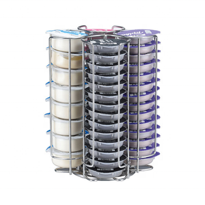 Distributeur de Capsules de café, organisateur de support de Capsules de café rotatif à 360 degrés, peut contenir 52 Capsules, <span class=keywords><strong>noir</strong></span> - Product Image 1