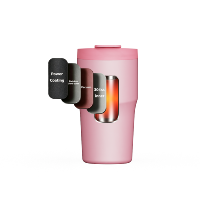 Gobelet isotherme de luxe moderne en acier inoxydable à double paroi de 20 oz, avec couvercle rabattable détachable, personnalisable, dégradé, OEM/ODM