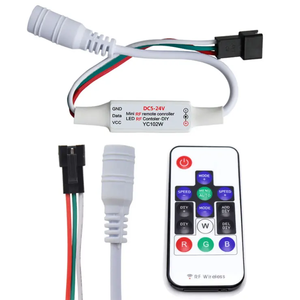 Spi tín hiệu RF <span class=keywords><strong>mini</strong></span> 14-Key DC5-24V DIY Giấc mơ điều khiển màu sắc 358 chế độ cho việc thay đổi LED Strip Lights - Product Image 5