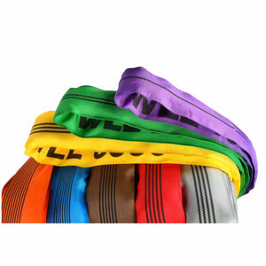 2トンブラックラウンドスリングフレキシブルスリングステージスペシャルリフティング円形リングソフトリフティングベルト - Product Image 4