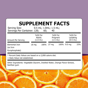Best Seller Iron Liquid Drops with Elemental Iron Supporting Steady Balance Produce Hemoglobin Boost Immunity Liquid Drops - Product Image 2