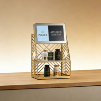 Exhibidor de Metal Personalizado con Logotipo para Perfumes y Cosméticos, para Tiendas de Perfumes y Cosméticos, con Soporte de Diseño Gratuito