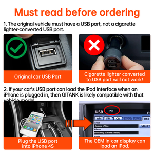 USB Bluetooth 5.3 Car Adapter Compatible for 2009-2017 Ford Escape/Kuga &amp; GMC with Music <strong>Interface</strong> Connector Wireless <strong>Audio</strong> - Product Image 4