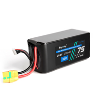 Batterie NCM haute tension 2.2Ah 26.6V 7S 50C à coque rigide XT90 pour drone FPV, longue autonomie, photographie aérienne fixe