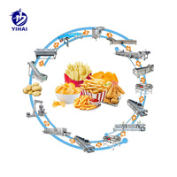 Ligne de traitement automatique de frites surgelées, friteuse à tambour rotatif pour pommes de terre, riz soufflé, chips de haricots
