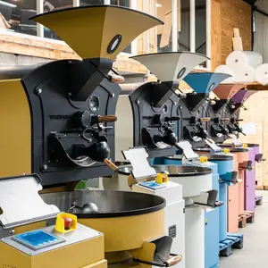 Fabriek Yoshan Giesen Sample Tostadora De Cafe Industriële Commerciële 6Kg 10Kg 12Kg Koffieboon Roosteren Koffiebrander machine