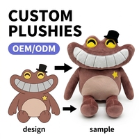 Peluche personnalisée de monstre de jeu, jouet en peluche OEM, personnage de jeu vidéo, jouet doux pour enfants, cadeau et collection