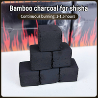 Charbon spécial pour chicha, arabe, personnalisable, haute densité, faible teneur en cendres (<5%), charbon carré pour chicha