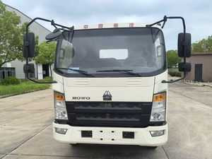 Camion de remorquage diesel HOWO 4,5 tonnes pour assistance routière, véhicule de récupération une camionnette deux voitures pour le sauvetage urbain - Product Image 3