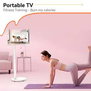 Personalizzare schermi di grandi <span class=keywords><strong>dimensioni</strong></span> di alta qualità Display <span class=keywords><strong>32</strong></span> pollici Mobile portatile TV Smart Tv Mobile portatile su ruote - Product Image 6
