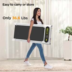 Máy chạy bộ di động nhỏ gọn dành cho nhà ở, căn hộ, phòng khách và phòng ngủ, động cơ êm ái, tốc độ điều chỉnh được, tập luyện hàng ngày - Product Image 6