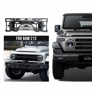 Shamo Auto Part Off Road Diseño personalizado Marco de placa de <span class=keywords><strong>matrícula</strong></span> de <span class=keywords><strong>coche</strong></span> de acero inoxidable para Baw 212 - Product Image 1
