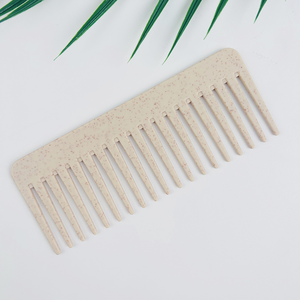Commercio all'ingrosso professionale di alta qualità Eco Friendly biodegradabile paglia da barba larghezza denti <span class=keywords><strong>pettine</strong></span> per <span class=keywords><strong>capelli</strong></span> - Product Image 5