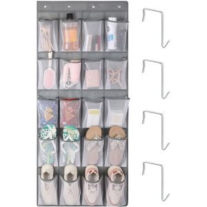 Heavy-Duty 20 Large Pockets Cruise Door Organizer, Mesh & Non-woven with Metal Hooks, Hanging Rack for Cruise Cabin Bag Hanging - Product Image 1