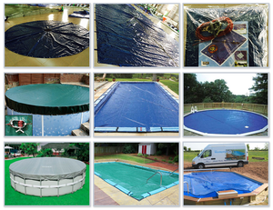 Bâche de protection hivernale pour <span class=keywords><strong>piscine</strong></span>, taille personnalisable, unie, pour piscines au sol, en LDPE enduit, imperméable, traitée anti-UV, rideau pour garçons et filles - Product Image 6