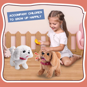 Jouets pour chiens, adorable poupée bébé qui <span class=keywords><strong>marche</strong></span> et <span class=keywords><strong>parle</strong></span>, peluche électrique, téléphone intelligent pour enfants, boîte d'affichage P4G, chien unisexe, CN;GUA - Product Image 4