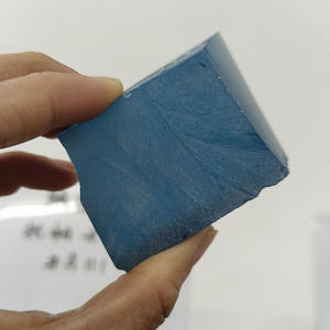 Nanosital sin cortar, materia prima, topacio azul cielo # Piedras Nano Sintéticas de Color A111, Nano Gemas para la Elaboración de Piedras Sueltas - Product Image 1