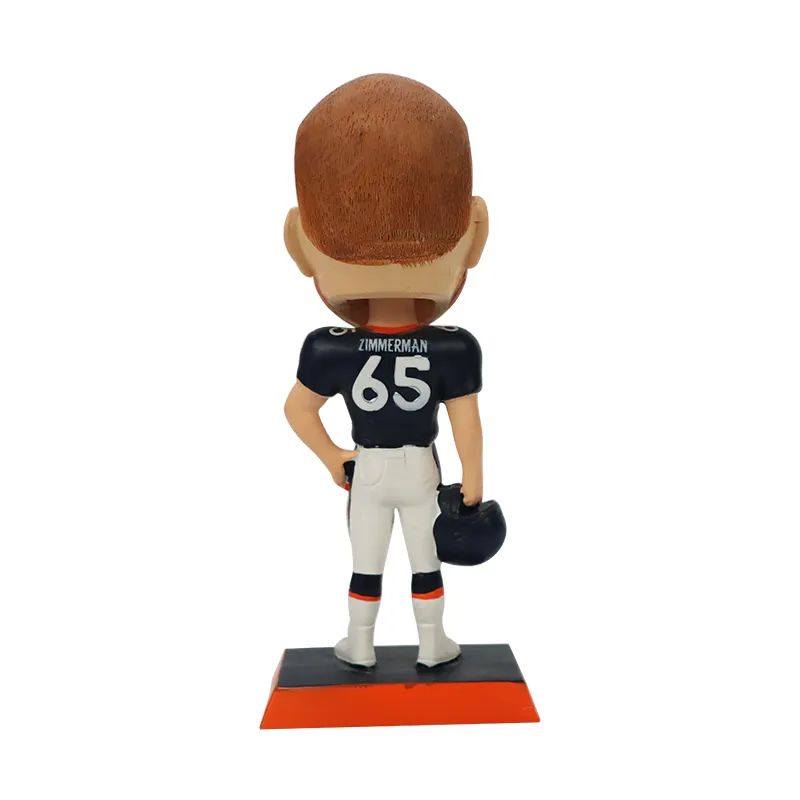 Tableau de bord sur mesure Bobble Head Football Player Action Figure Bobblehead