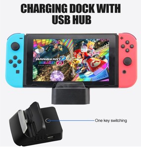 Mini station d'accueil portable pour Nintendo <span class=keywords><strong>Switch</strong></span>, base de refroidissement, support de console de jeu vidéo, <span class=keywords><strong>HS</strong></span>-SW234 - Product Image 2