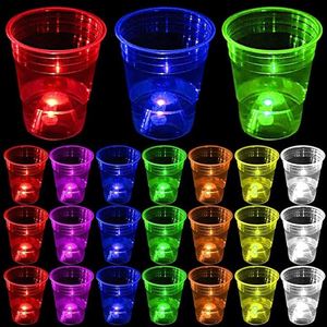 Vasos Personalizados con Luz LED para Mascotas, Decoración de Clubes, Bodas, Fiestas, Vaso de Cerveza de Plástico LED de 12 oz para Bebidas - Product Image 1