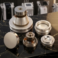 Tête de cavitation en acier inoxydable 40KHz 50W, transducteur ultrasonique de beauté, machine de réduction de graisse par ultrasons, machine de remodelage corporel anti-cellulite