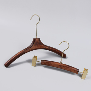 Grucce in legno massello di faggio per <span class=keywords><strong>negozi</strong></span> di abbigliamento/appendiabiti domestici per bambini e donne all'ingrosso - Product Image 3