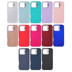 Custodia Antiurto per Telefono Cellulare, <span class=keywords><strong>Cover</strong></span> per Tutti i Telefoni, per iPhone 17 Pro Max, TPU+PC, Pelle, Accessori, Fundas Para Celulares - Product Image 1