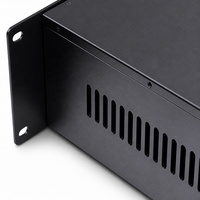 Boîtier de serveur 4U2U 4U, châssis de montage en rack 19 pouces, boîtier métallique, surface anodisée IP54, armoire réseau personnalisable OEM