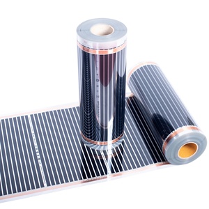 Membrana de calefacción PTC de grafeno de diseño moderno, película de Calefacción radiante eléctrica infrarroja negra para película de calefacción eléctrica de suelo - Product Image 1