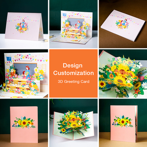 Tarjetas de Felicitación Pop-up 3D para el Día <span class=keywords><strong>del</strong></span> <span class=keywords><strong>Padre</strong></span>, Personalizables con Patrones y Tamaños a Medida, de Alta Calidad, en Oferta - Product Image 5
