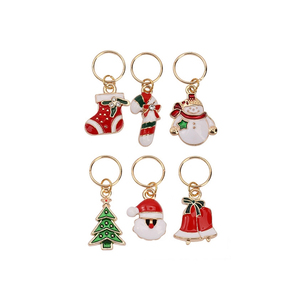 Pequeño <span class=keywords><strong>Don</strong></span> hebilla accesorio de lana para Halloween Navidad goteo aceite aleación marca hebilla suéter marca Pin Stitch Maker costura - Product Image 1