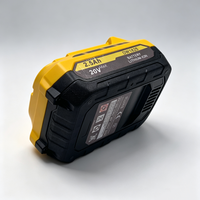 Lampe latérale avec sortie haute intensité : 20V2.5Ah 5.0Ah 7.5Ah, compatible avec les batteries d'outils Dewalt et les batteries Lifepo4
