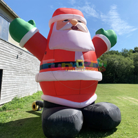 Décorations de Noël gonflables pour jardin et pelouse, motif Grinch, 12 pieds, alimentées par prise, faciles à installer
