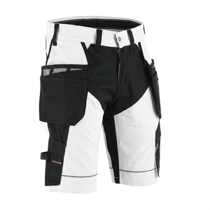 Men's <b>Work</b> Shorts Gray <b>Black</b> Polyester Breathable Multiple Pockets Workwear - Product Image 5