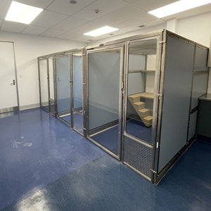 Embarque comercial para gatos Villa Cattery <span class=keywords><strong>Cat</strong></span> <span class=keywords><strong>House</strong></span> Luxury Indoor <span class=keywords><strong>Cat</strong></span> Villa Kennel Condo - Product Image 1
