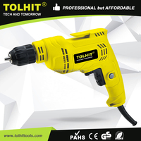 Moteur de brosse professionnel Portable à vitesse Variable de qualité industrielle 10mm Mini perceuse électrique à main 220v Bosh