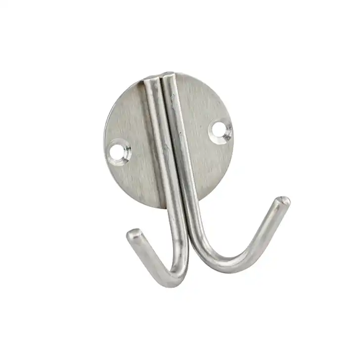 Black Stainless Steel Hanging Hook Bathroom Accessories Clothes