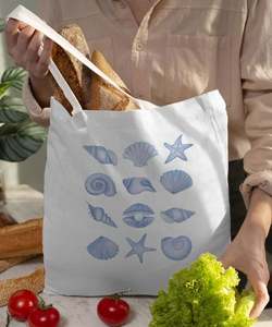 Bolsa de Compras de Lona de Algodón Orgánico al por Mayor, Bolsa de Compras Reutilizable con Impresión Personalizada - Product Image 1